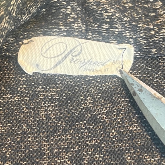 Prospect BLVD Womens Gray Black Sweater Cardigan Small Lightweight Open. - Picture 2 of 6